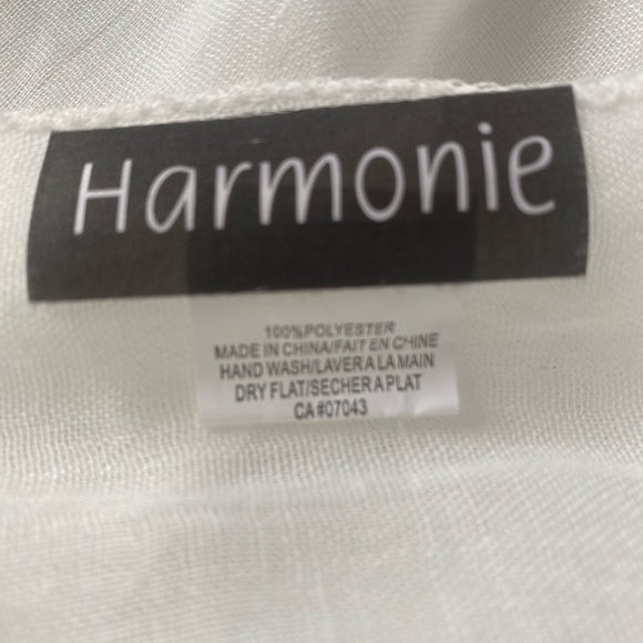 New Harmonie White Scarf - Picture 5 of 5